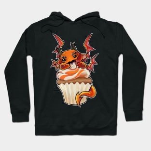 Orange cream cupcake dragon Hoodie